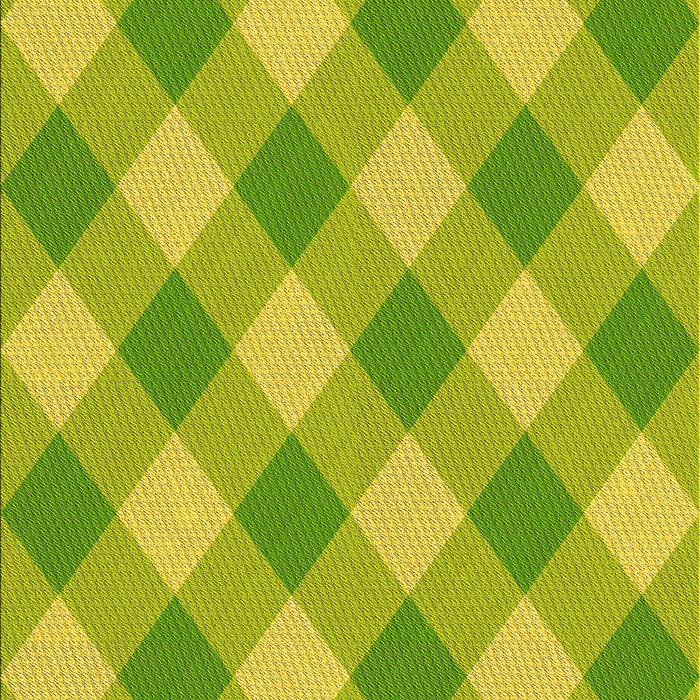 Patterned Neon Yellow Green Rug, pat3151yw