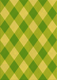 Machine Washable Transitional Neon Yellow Green Rug, wshpat3151yw