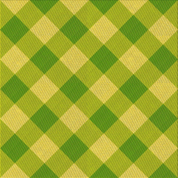 Round Patterned Neon Yellow Green Rug, pat3151yw