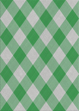 Patterned Light Green Novelty Rug, pat3151