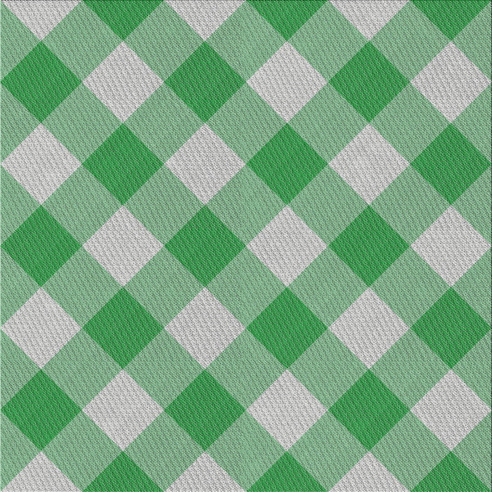 Square Patterned Light Green Novelty Rug, pat3151