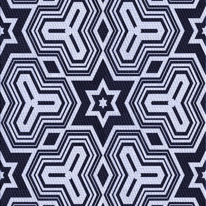 Patterned Night Blue Rug, pat3152blu