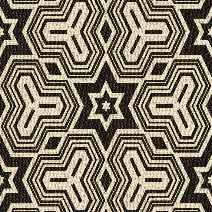 Patterned Midnight Gray Rug, pat3152brn