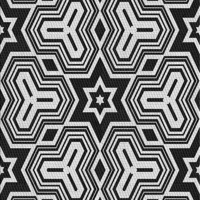 Patterned Midnight Gray Rug, pat3152gry