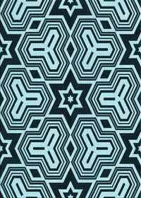 Machine Washable Transitional Deep Teal Green Rug, wshpat3152lblu