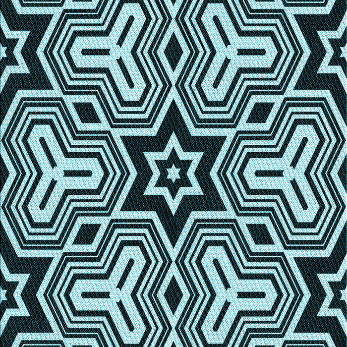 Machine Washable Transitional Deep Teal Green Rug, wshpat3152lblu