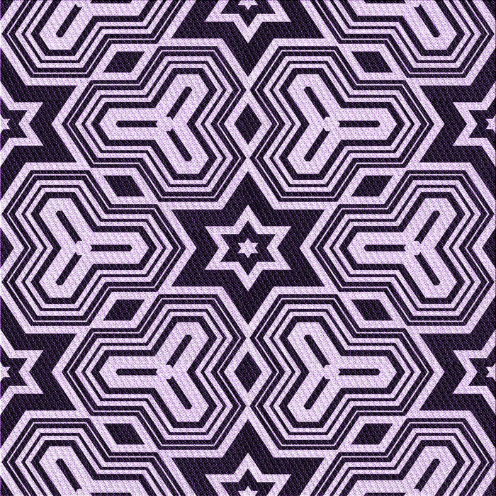 Round Patterned Blossom Pink Rug, pat3152pur