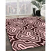 Machine Washable Transitional Pink Rug in a Family Room, wshpat3152rd