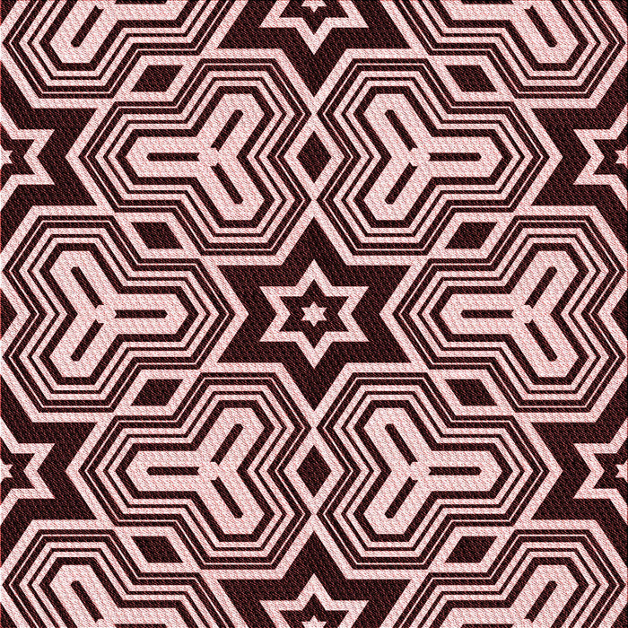 Round Machine Washable Transitional Pink Rug, wshpat3152rd