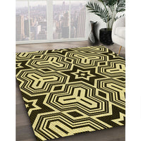 Patterned Midnight Gray Rug, pat3152yw