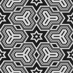 Square Patterned Light Gray Novelty Rug, pat3152