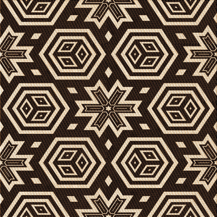 Round Patterned Light Copper Gold Rug, pat3153org