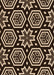 Patterned Light Copper Gold Rug, pat3153org