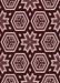 Patterned Chocolate Brown Rug, pat3153rd