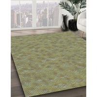 Patterned Green Rug, pat3154lblu