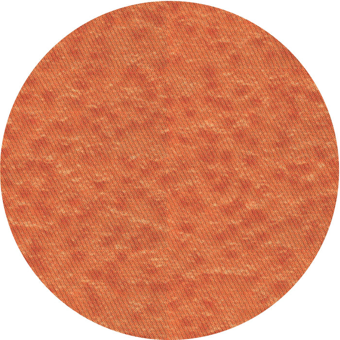 Square Patterned Neon Orange Rug, pat3154org