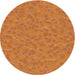 Sideview of Patterned Orange Novelty Rug, pat3154