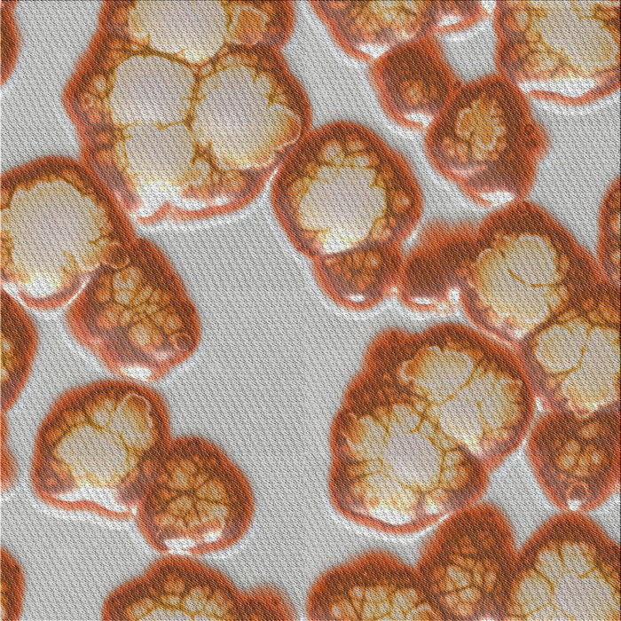 Square Patterned Red Novelty Rug, pat3155