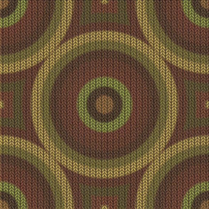 Round Machine Washable Transitional Bakers Brown Rug, wshpat3156brn