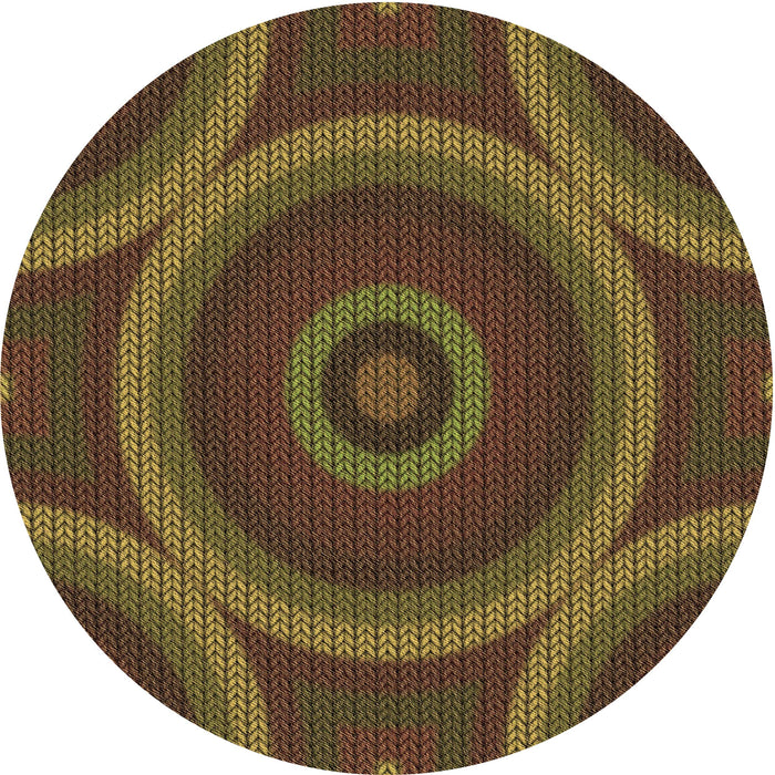 Square Machine Washable Transitional Bakers Brown Rug in a Living Room, wshpat3156brn