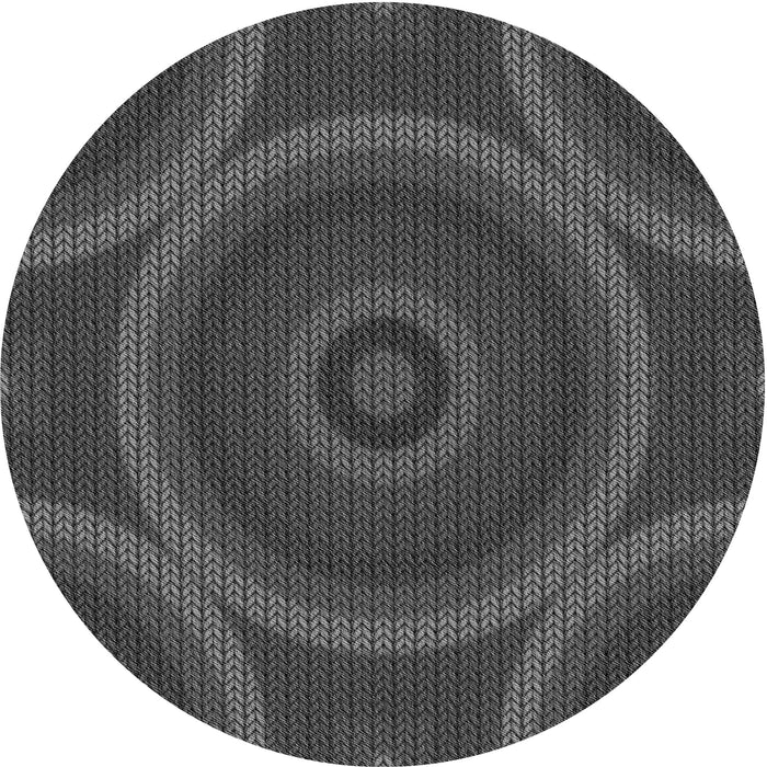 Square Machine Washable Transitional Black Rug in a Living Room, wshpat3156gry