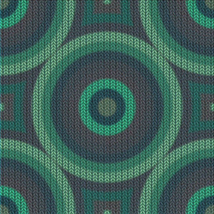 Round Machine Washable Transitional Dark Slate Grey Green Rug, wshpat3156lblu