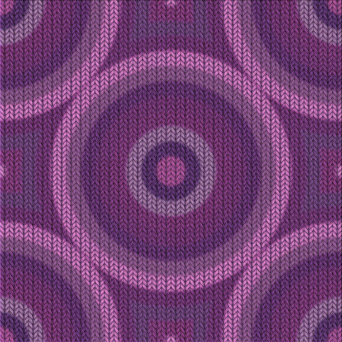 Round Machine Washable Transitional Orchid Purple Rug, wshpat3156pur
