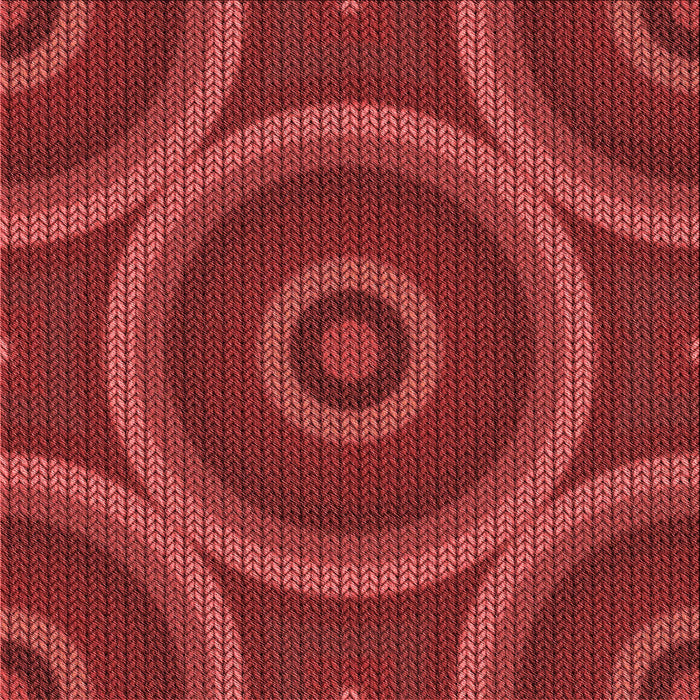 Round Machine Washable Transitional Cranberry Red Rug, wshpat3156rd