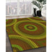 Machine Washable Transitional Bakers Brown Rug in a Family Room, wshpat3156yw