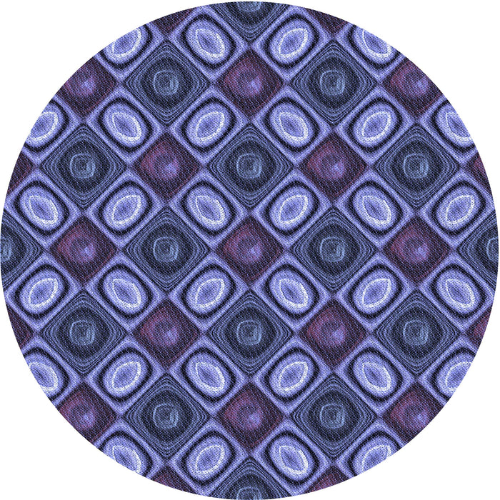 Square Patterned Light Slate Blue Rug, pat3157blu