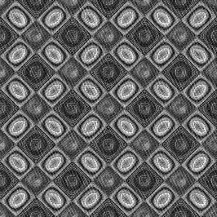 Round Patterned Dark Gray Black Rug, pat3157gry