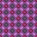 Round Patterned Dark Magenta Purple Rug, pat3157pur