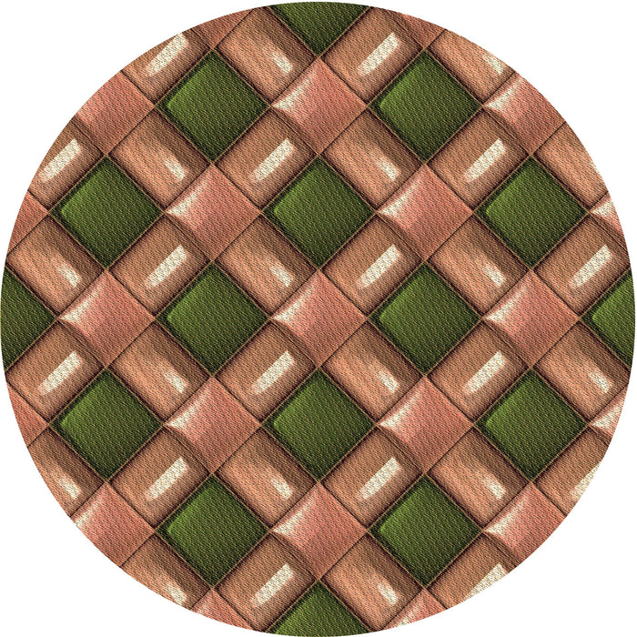 Square Machine Washable Transitional Bronze Brown Rug in a Living Room, wshpat3158brn