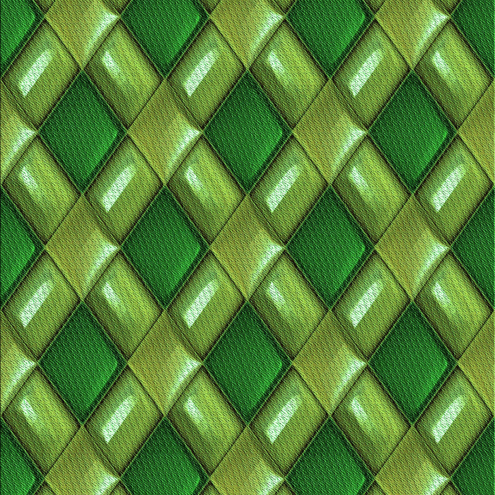 Machine Washable Transitional Green Rug, wshpat3158grn
