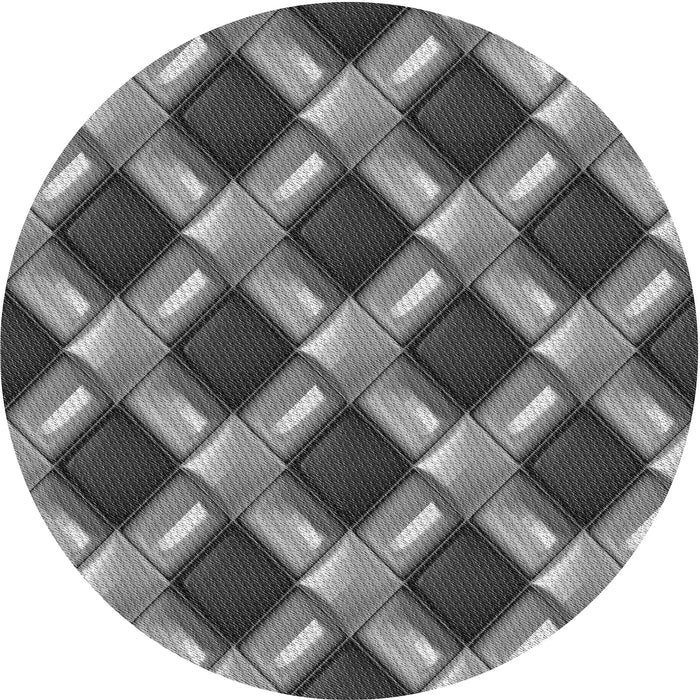 Square Machine Washable Transitional Dark Gray Rug in a Living Room, wshpat3158gry