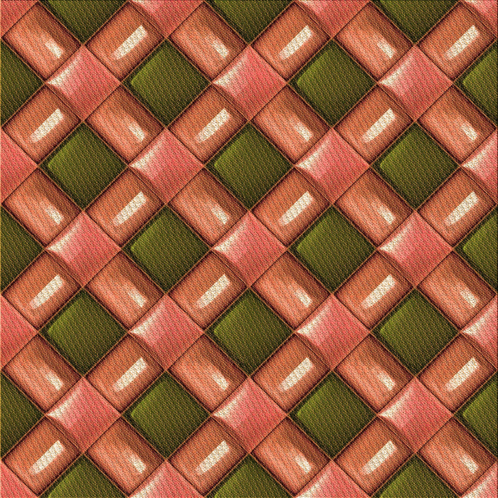 Round Machine Washable Transitional Tomato Red Rug, wshpat3158org