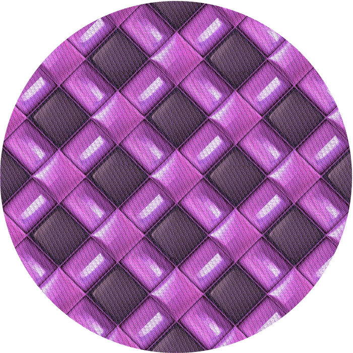 Square Machine Washable Transitional Medium Orchid Purple Rug in a Living Room, wshpat3158pur