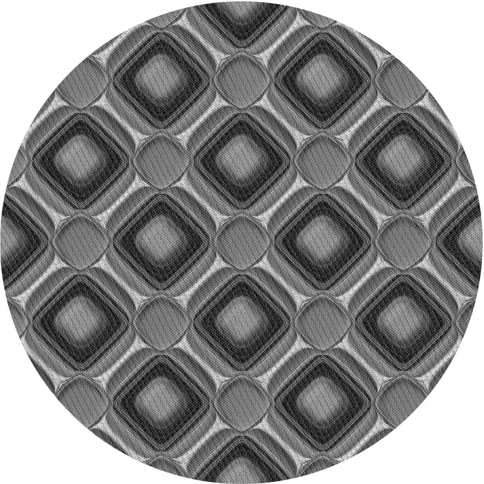 Square Machine Washable Transitional Black Rug in a Living Room, wshpat3159gry