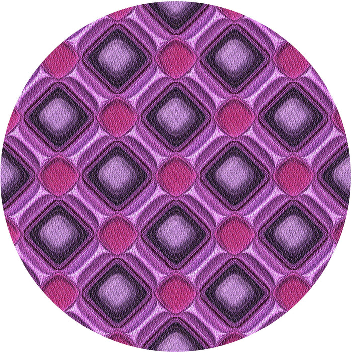 Square Machine Washable Transitional Dark Magenta Purple Rug in a Living Room, wshpat3159pur