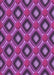 Machine Washable Transitional Dark Magenta Purple Rug, wshpat3159pur