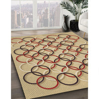 Patterned Light Brown Rug, pat316brn