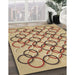 Patterned Light Brown Rug in Family Room, pat316brn