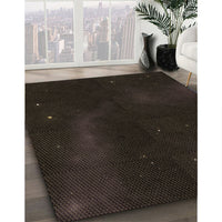 Patterned Milk Chocolate Brown Rug, pat3160brn