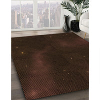 Patterned Red Brown Rug, pat3160org