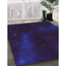 Patterned Amethyst Purple Rug in Family Room, pat3160pur