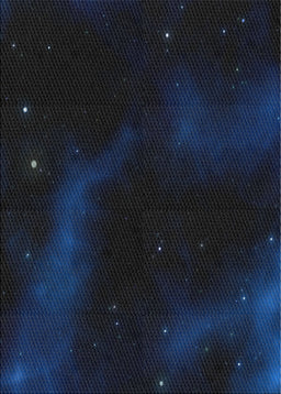 Patterned Blue Novelty Rug, pat3160