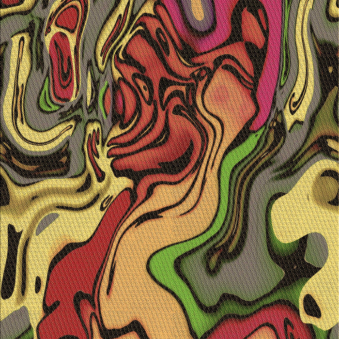 Machine Washable Transitional Caramel Brown Rug, wshpat3161brn