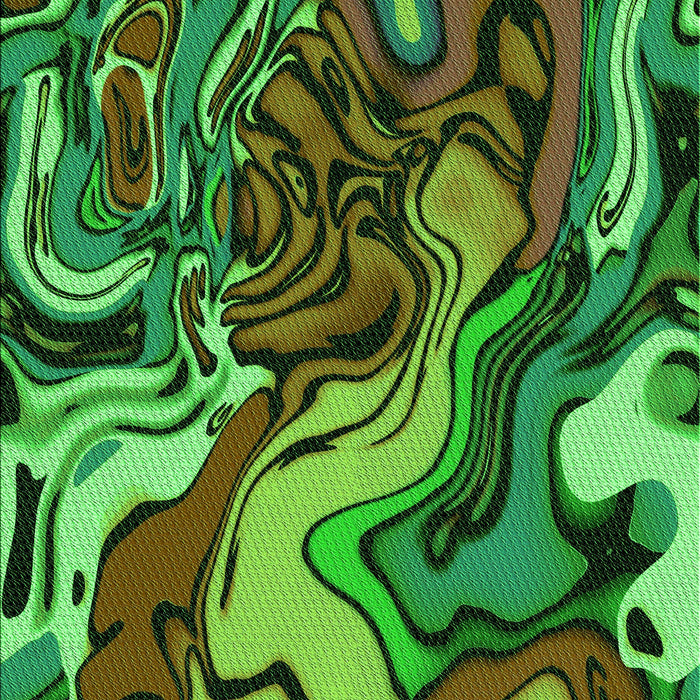 Machine Washable Transitional Dark Forest Green Rug, wshpat3161grn