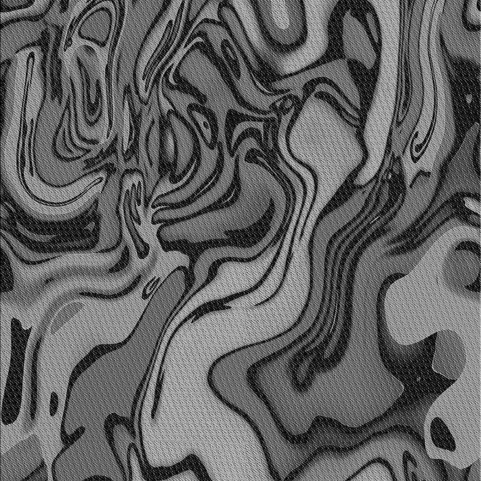 Machine Washable Transitional Dark Gray Black Rug, wshpat3161gry