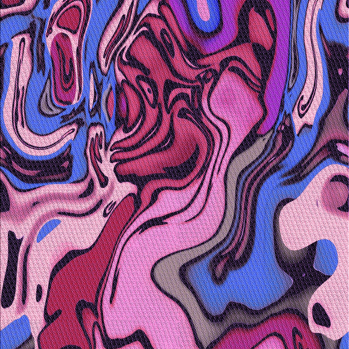 Machine Washable Transitional Purple Rug, wshpat3161pur